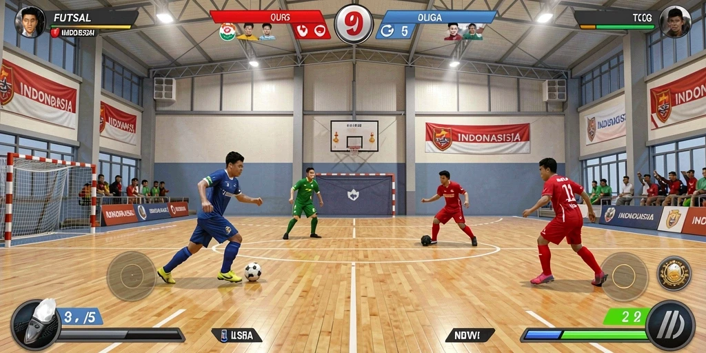 Mode multiplayer yang memungkinkan kompetisi seru.
