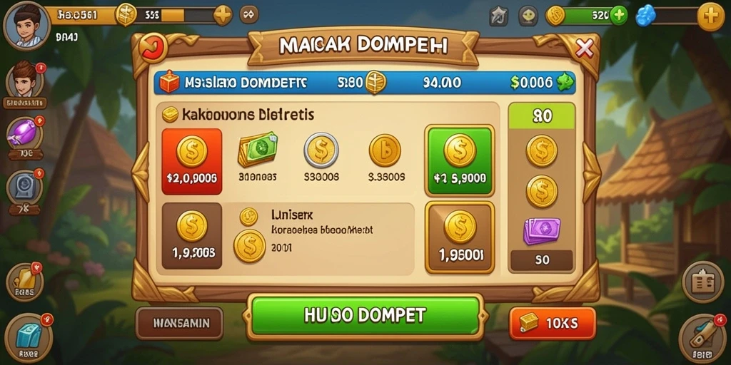 Lingkungan permainan yang kaya akan detail.