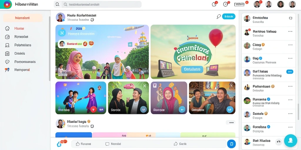 Mode multiplayer yang memungkinkan interaksi sosial.