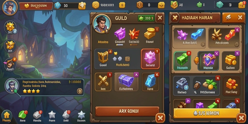 Sistem reward yang memuaskan pemain.